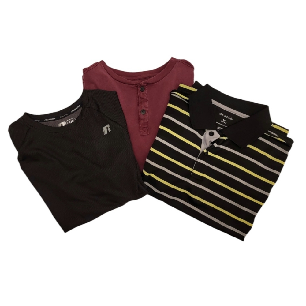 3 pc boy Large (10-11) shirt bundle/lot